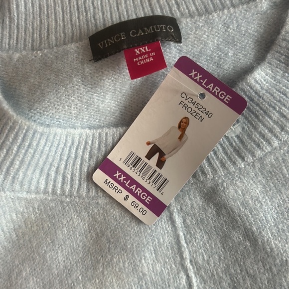 Vince Camuto Exposed Seam Crewneck Sweater - Picture 5 of 8